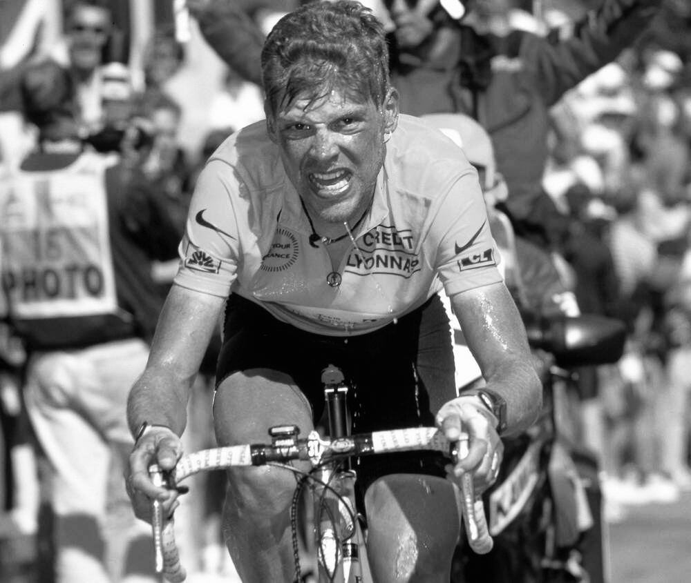 Jan Ullrich racing in the Tour de France